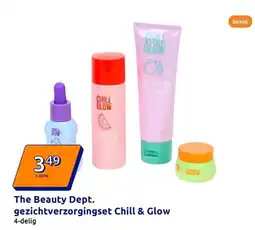Action The Beauty Dept. gezichtverzorgingset Chill & Glow aanbieding