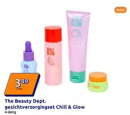 Action The Beauty Dept. RIMELON SPLAS FACE TONER gezichtverzorgingset Chill & Glow aanbieding