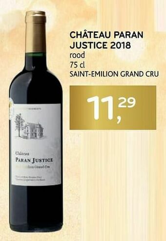 Alvo Château paran justice 2018 rood aanbieding