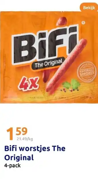 Action Bifi worstjes The Original aanbieding