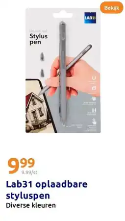 Action Lab31 oplaadbare styluspen aanbieding