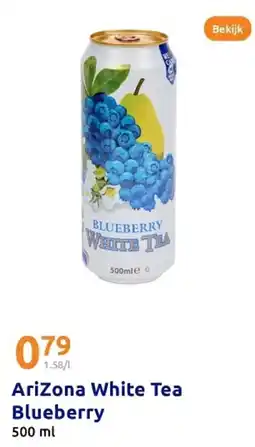 Action AriZona White Tea Blueberry aanbieding