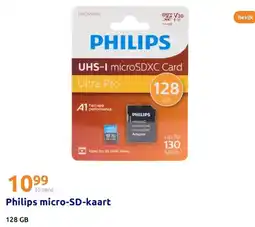 Action Philips micro-SD-kaart aanbieding