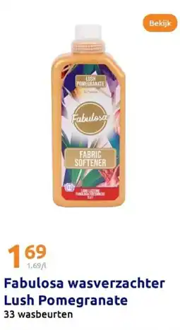 Action Fabulosa wasverzachter Lush Pomegranate aanbieding