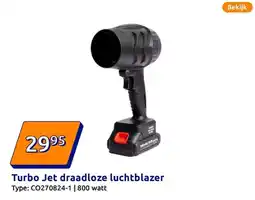Action Turbo Jet draadloze luchtblazer aanbieding