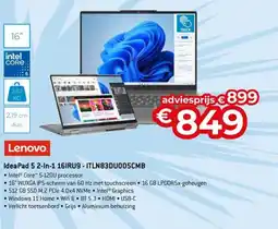 AUVA Lenovo IdeaPad 5 2-In-1 16IRU9 - ITLN83DU005CMB aanbieding