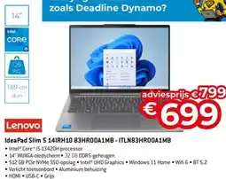 AUVA Lenovo IdeaPad Slim 5 14IRH10 83HRO0A1MB-ITLN83HRO0A1MB aanbieding