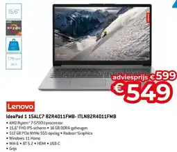 AUVA Lenovo IdeaPad 1 15ALC7 82R4011FMB-ITLN82R4011FMB aanbieding