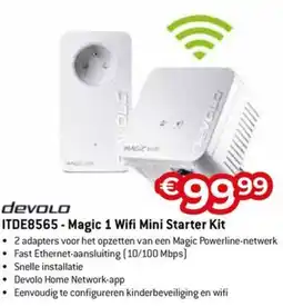 AUVA Devolo ITDE8565 - Magic 1 Wifi Mini Starter Kit aanbieding