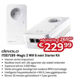 AUVA Devolo ITDE7189 -Magic 2 Wifi 6 next Starter Kit aanbieding
