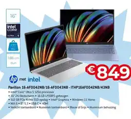 AUVA Hp Pavilion 16-AF0042NB/16-AF0043NB - ITHP16AF0042NB/43NB aanbieding