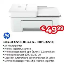 AUVA Hp DeskJet 4220E All-in-one - ITHPDJ4220E aanbieding
