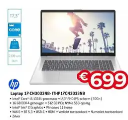 AUVA Hp Laptop 17-CN3033NB-ITHP17CN3033NB aanbieding