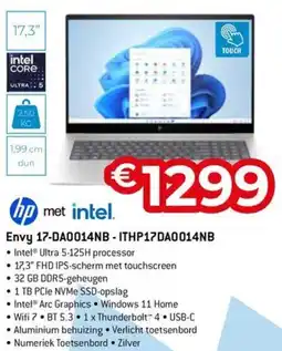 AUVA Hp Envy 17-DA0014NB - ITHP17DA0014NB aanbieding
