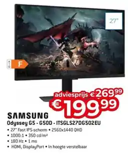 AUVA Samsung Odyssey G5 - G50D - ITSGLS27DG502EU aanbieding