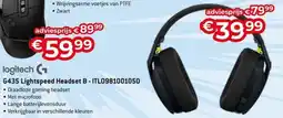 AUVA logitech G435 Lightspeed Headset B - ITL0981001050 aanbieding