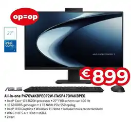 AUVA Asus All-in-one P470VAKBPE072W-ITASP470VAKBPEO aanbieding