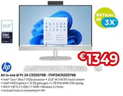 AUVA Hp All-in-one Al Pc 24-CR2007NB-ITHP24CR2007NB aanbieding