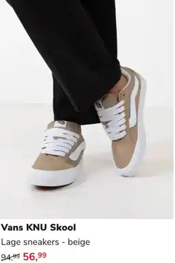 Nelson Vans KNU Skool Lage sneakers - beige aanbieding