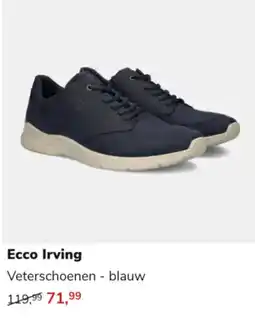 Nelson Ecco Irving Veterschoenen - blauw aanbieding