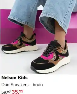 Nelson Nelson Kids Dad Sneakers - bruin aanbieding