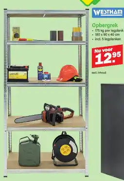 Van Cranenbroek Westham opbergrek aanbieding
