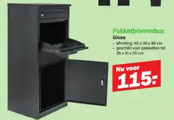 Van Cranenbroek Pakketbrievenbus Gives aanbieding