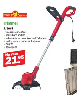Van Cranenbroek Wolf Garten Trimmer E/500T aanbieding