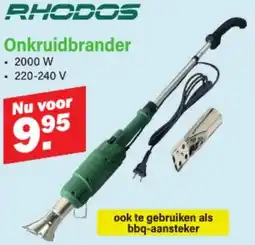 Van Cranenbroek Rhodos onkruidbrander aanbieding