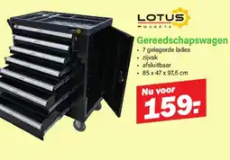 Van Cranenbroek Lotus Gereedschapswagen aanbieding