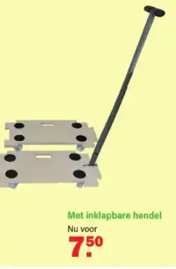Van Cranenbroek Lotus Verhuistrolley Met inklapbare hendel aanbieding