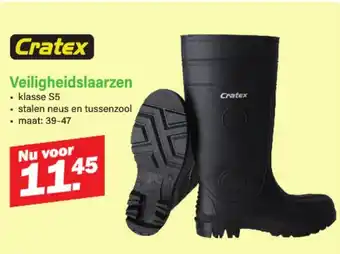 Van Cranenbroek Cratex Veiligheidslaarzen aanbieding