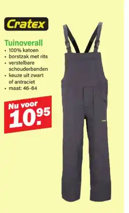 Van Cranenbroek Cratex Tuinoverall aanbieding