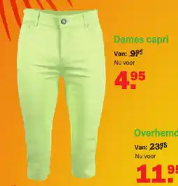 Van Cranenbroek Dames capri aanbieding