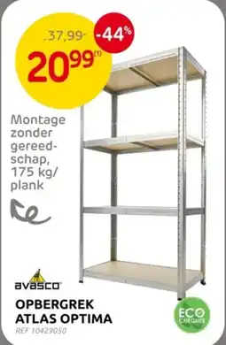 Brico Avasco opbergrek atlas optima aanbieding