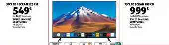 Auchan TV LED Samsung UE50TU7025 aanbieding