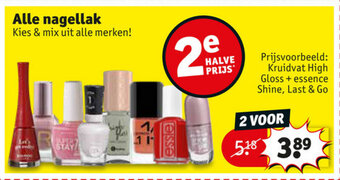 Kruidvat Alle nagellak aanbieding