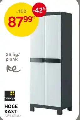 Brico Sencys hoge kast aanbieding