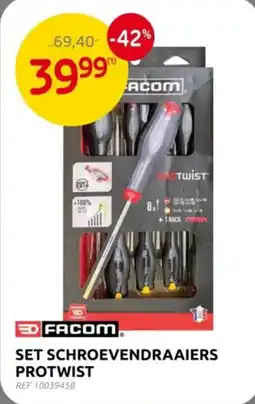 Brico Facom set schroevendraaiers protwist aanbieding