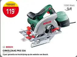 Brico Bosch cirkelzaag PKS 55A aanbieding