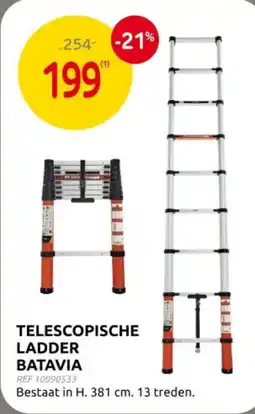 Brico Telescopische ladder batavia aanbieding