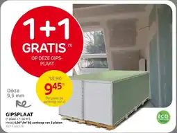 Brico Gipsplaat aanbieding
