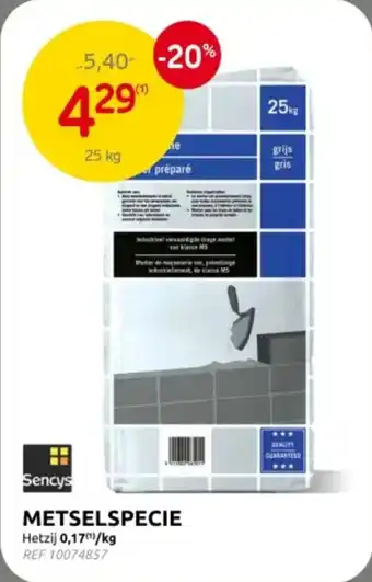 Brico Metselspecie aanbieding