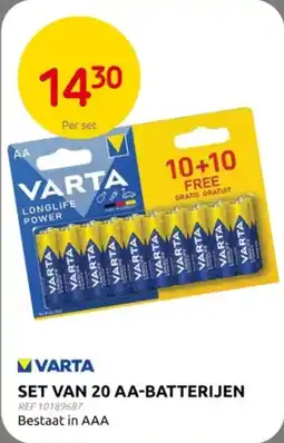 Brico Varta AA-Batterijen aanbieding