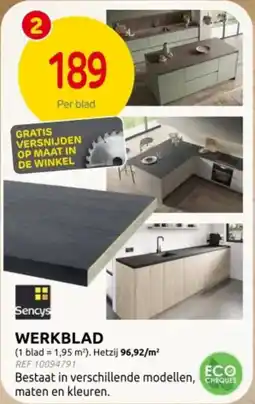 Brico Werkblad aanbieding