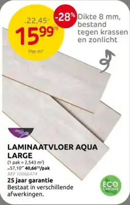 Brico Laminaatvloer Aqua Large aanbieding