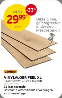 Brico CanDo Vinylvloer Feel XL aanbieding