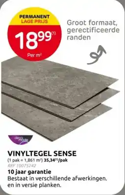 Brico Deco Mode Vinyltegel Sense aanbieding