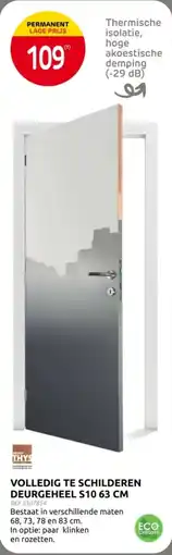 Brico Volledig Te Schilderen Deurgeheel S10 aanbieding