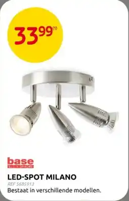 Brico Base Line Led Spot Milano aanbieding